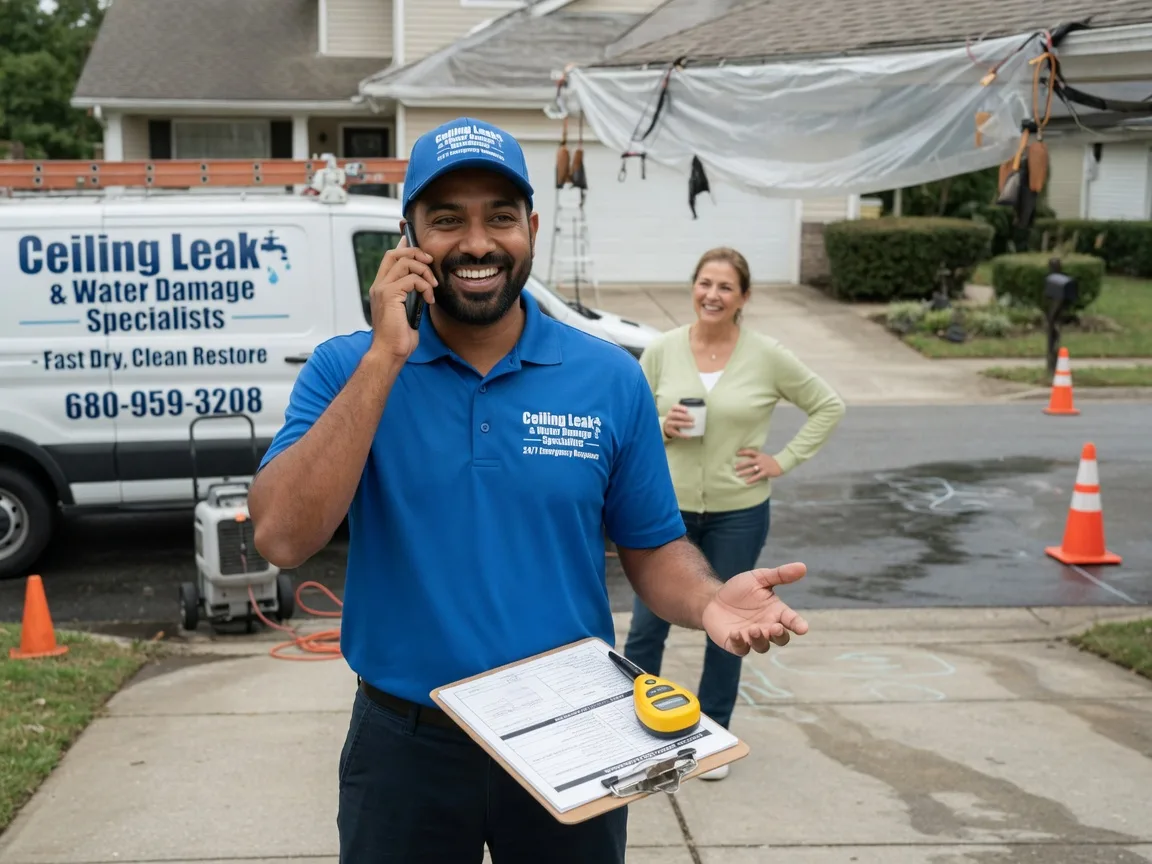 Ceiling Leak Cleanup Louisburg, KS FAQs